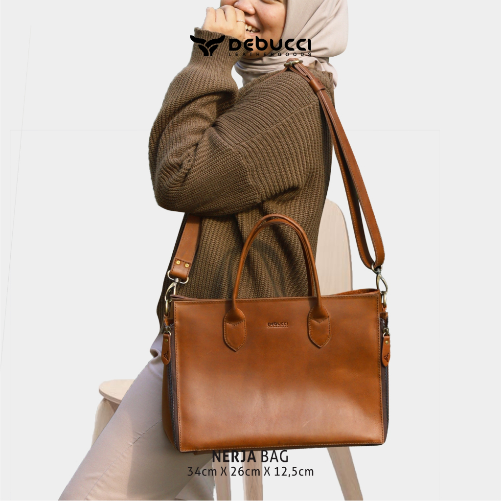 Debucci Leather goods - slingbag cewek - Nerja bag/Tas cewek kulit asli/Tas Cewek Kekinian