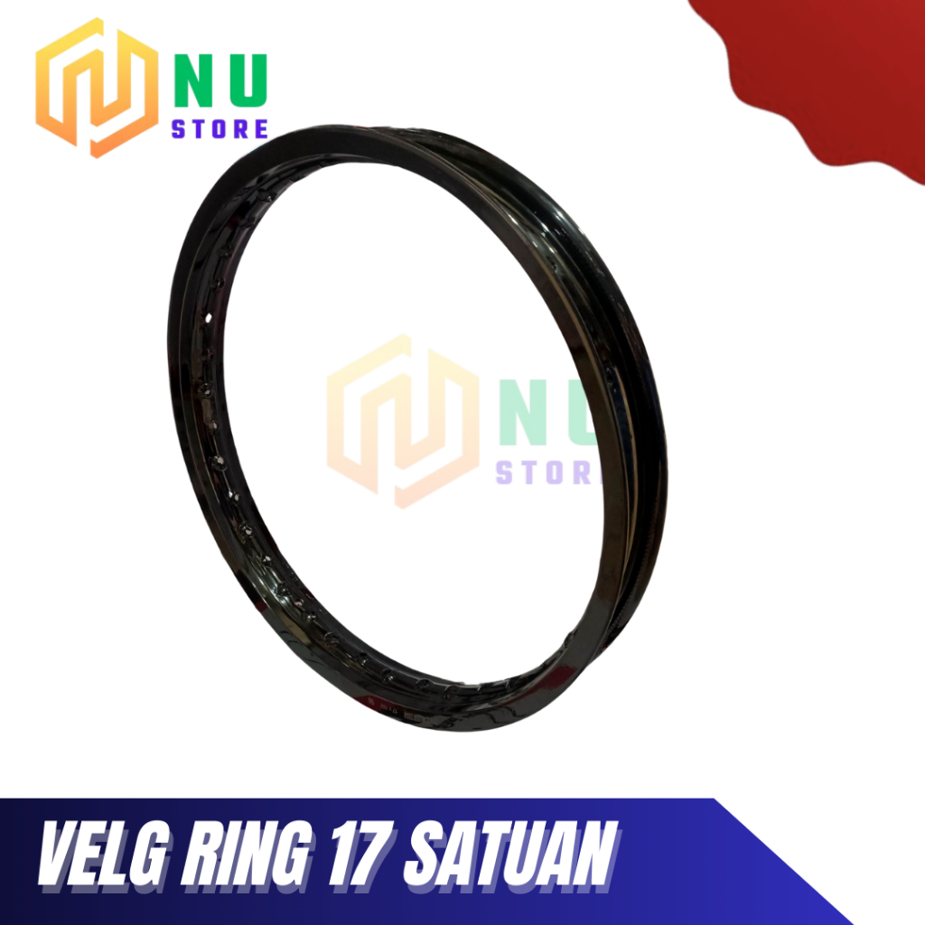 VELG V-ROSSI RING 17 HITAM DOFF, HITAM GLOSSY | VELG V ROSSI 17 | VELG RING 17