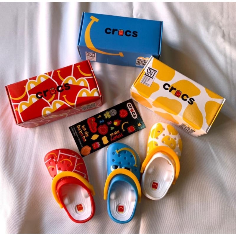 Ready Crocs Happy Meal McD McDonalds periode 3