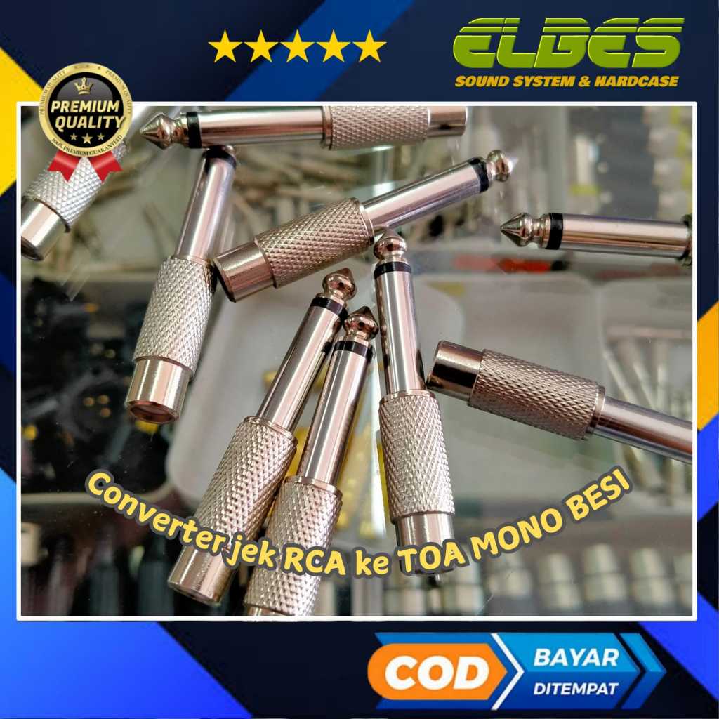 CONVERTER JEK RCA KE TOA MONO BESI