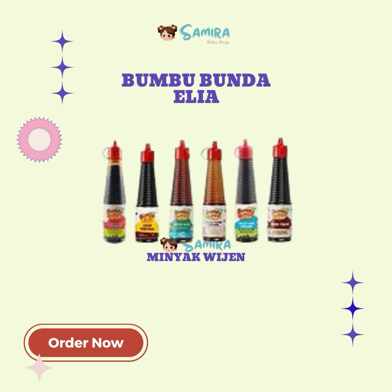 

Bumbu Bunda Elia Minyak Wijen 150ml Bumbu Mpasi