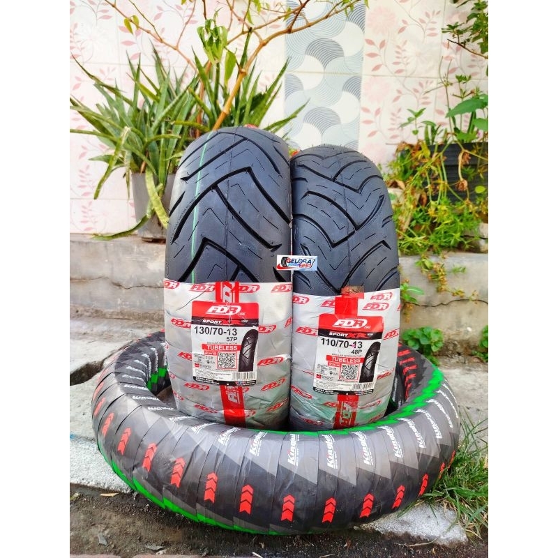 Pilih Salah Satu Ban Tubeles Fdr 110/70-13 ban 130/70-13 Ban Nmax ban fdr Sport Xr Evo ring 13 ban m