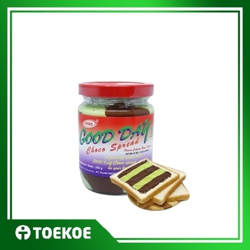 

TOEKOE Lagie Selai Good Day Choco Spread Pandan 250gr