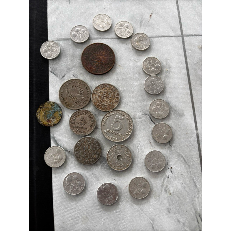 Uang 100 rupiah jaman dulu 100% ori
