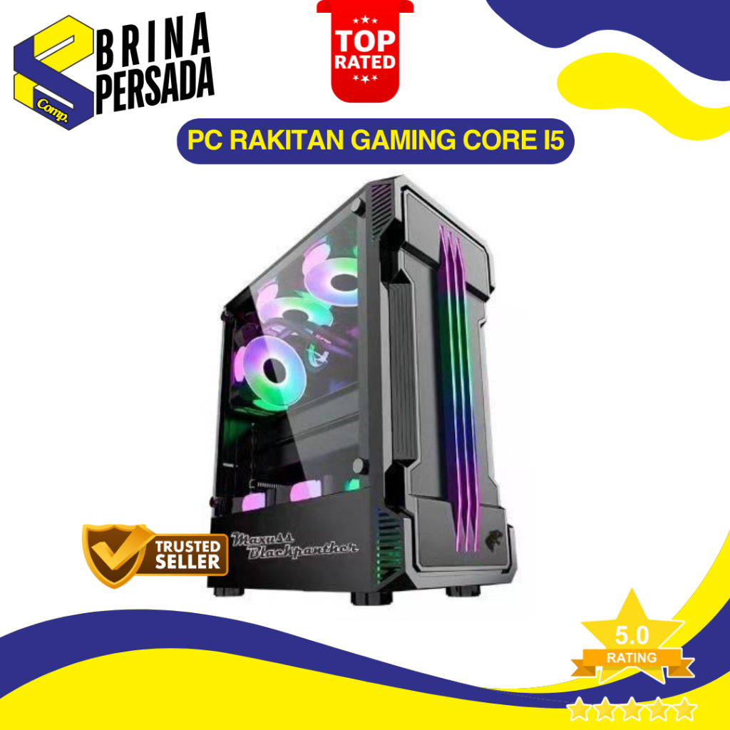 PC RAKITAN GAMING Core i5 9400F/16GB DDR4/GTX 1650 4GB/SSD