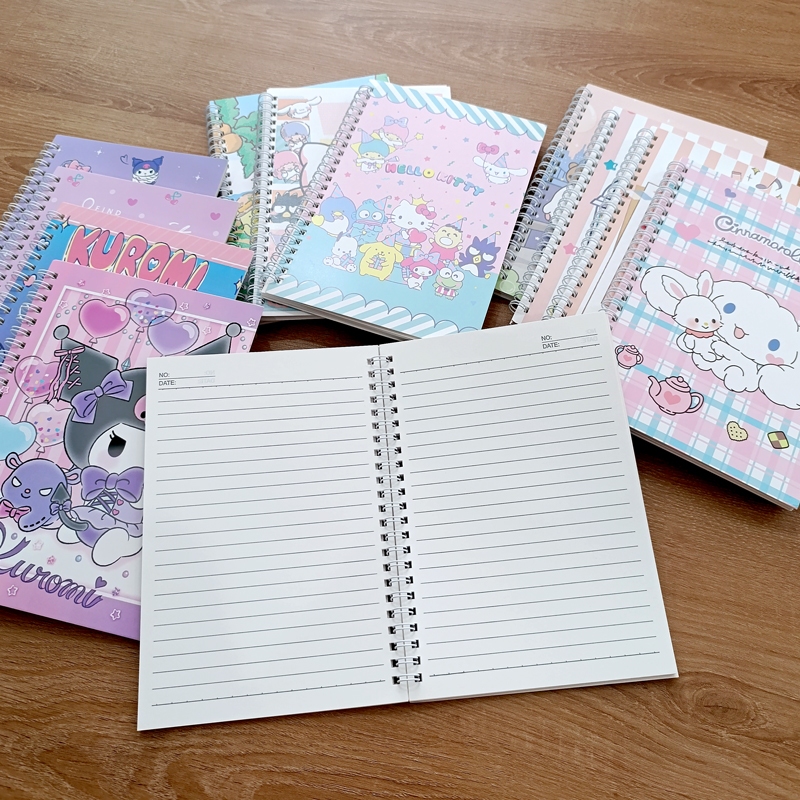 

TAO Buku Tulis Diary Notebook A5 Ringbook motif SANRIO
