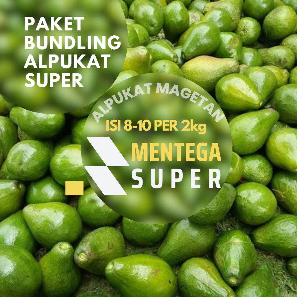 

Alpukat Mentega Magetan Paket Bundling [Super] | Isi 8-10 Biji Per 2Kg