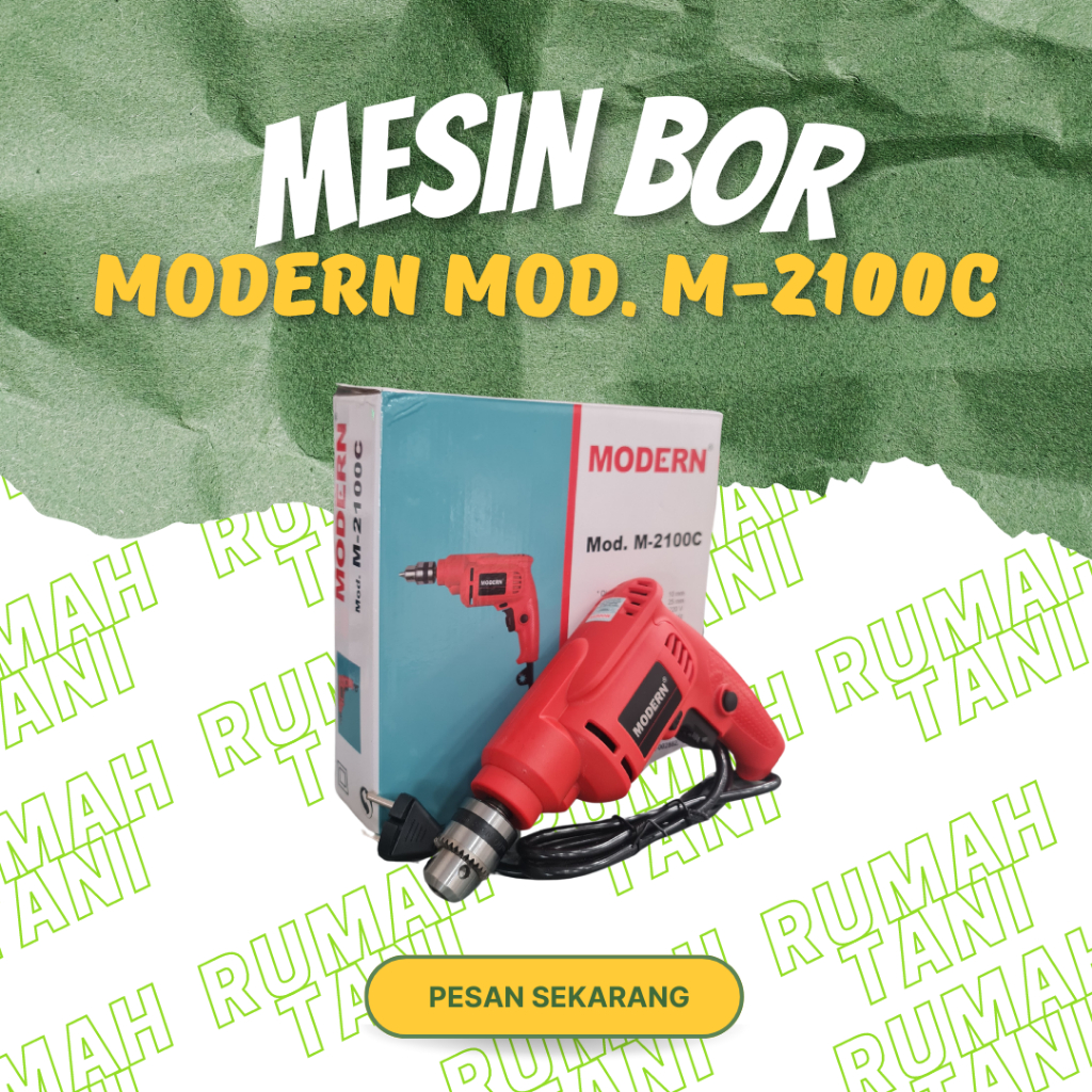 MESIN BOR MODERN M-2100C/BOR LISTRIK MODERN M-2100C/MESIN BOR LISTRIK MODERN M-2100C/ELECTRIC DRILL