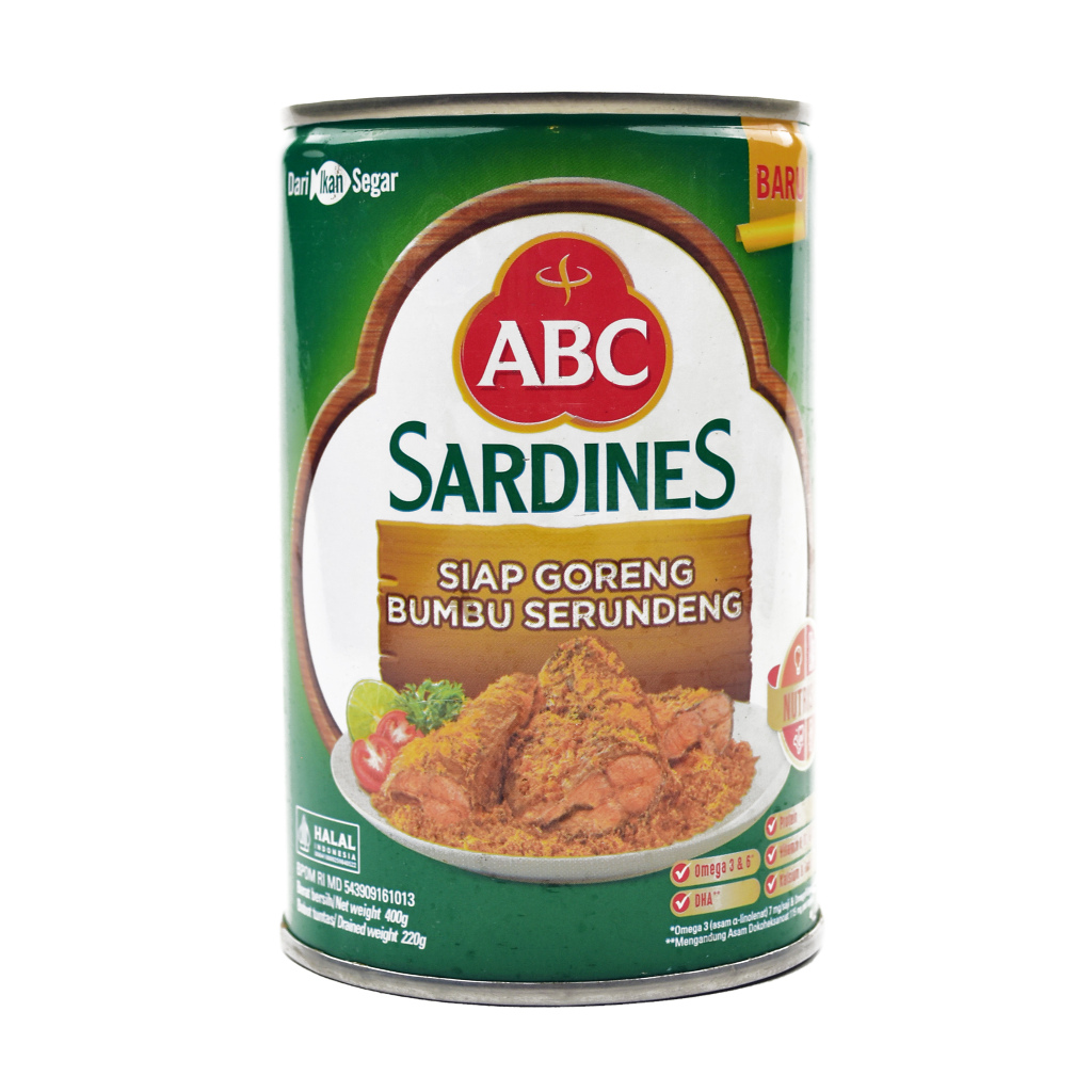 

Sarden ABC Bumbu Serundeng 400 Gr