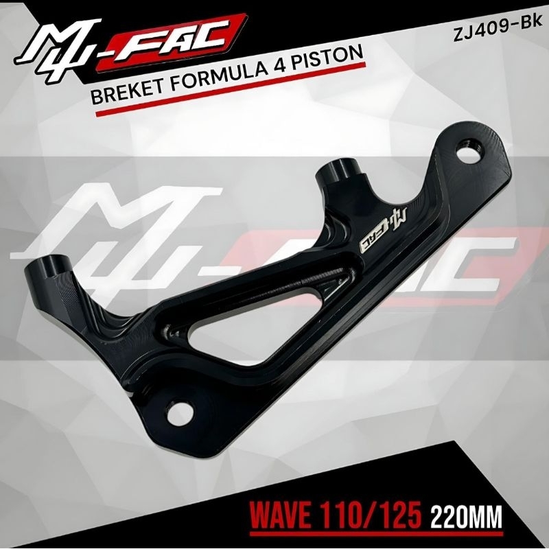 Breket Kaliper Formula Wave 110 220MM motor supra 125 new revo absolut blade supra 125 batman revo f