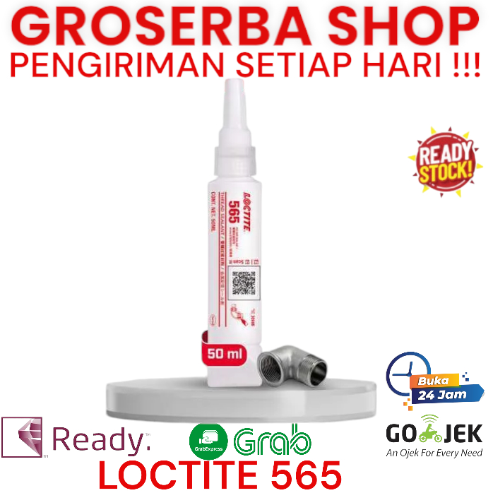 

LOCTITE 565 50ML LEM MATERIAL - LEM SERBAGUNA LOCTITE 565 50 ML