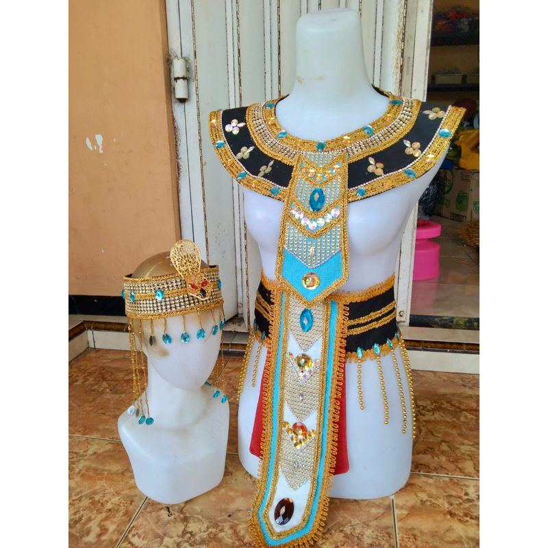 AKSESORIS CLEOPATRA FULL SET DEWASA DAN ANAK READY STOK