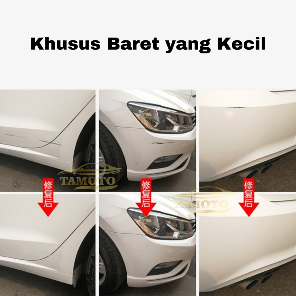 RB Spidol baret Cat oles penghilang lecet motor mobil original warna biru metalik / cat anti baret