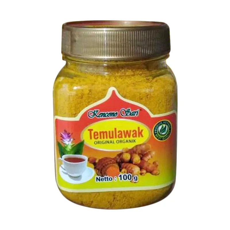 

Temulawak bubuk Organik Kencono Sari Asli Original 100 gr