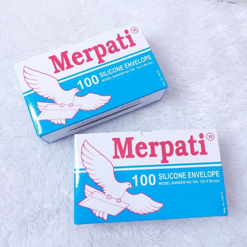 

Merpati Amplop Putih / Amplop + perekat Isi 100 Pcs Ukuran 104 Tanggung 152 mm × 90 mm