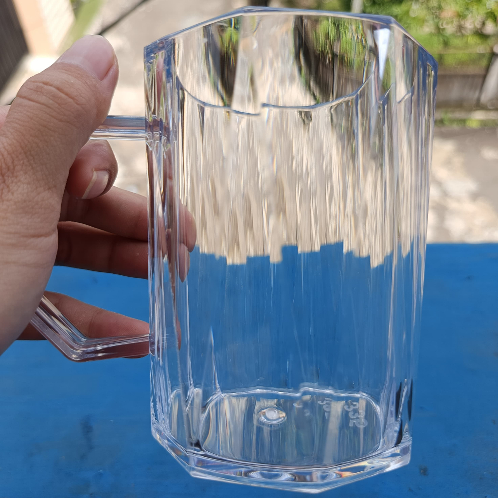 GELAS BENING AKRILIK/CANGKIR BENING GAGANG TEBAL 335 OK