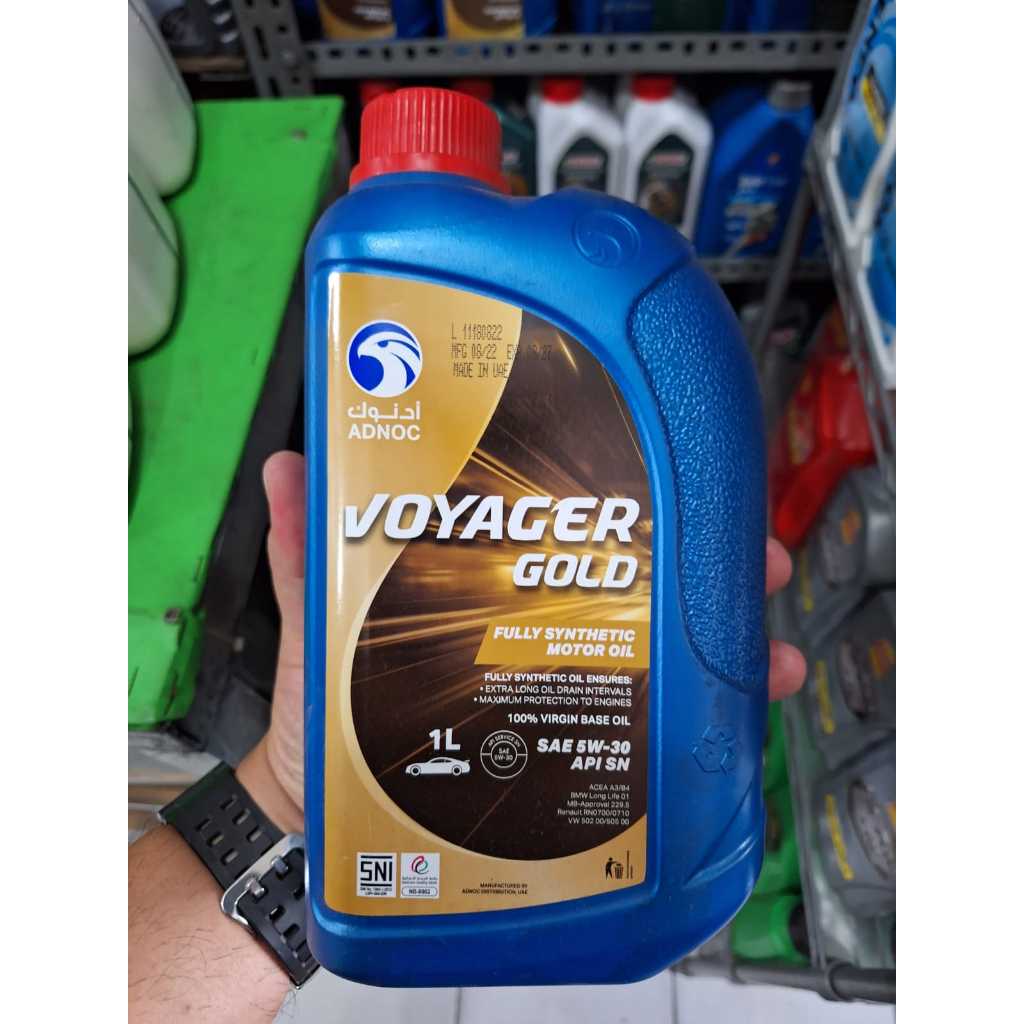 Adnoc Voyager Gold 5w30 5w-30 API SN 1 Liter