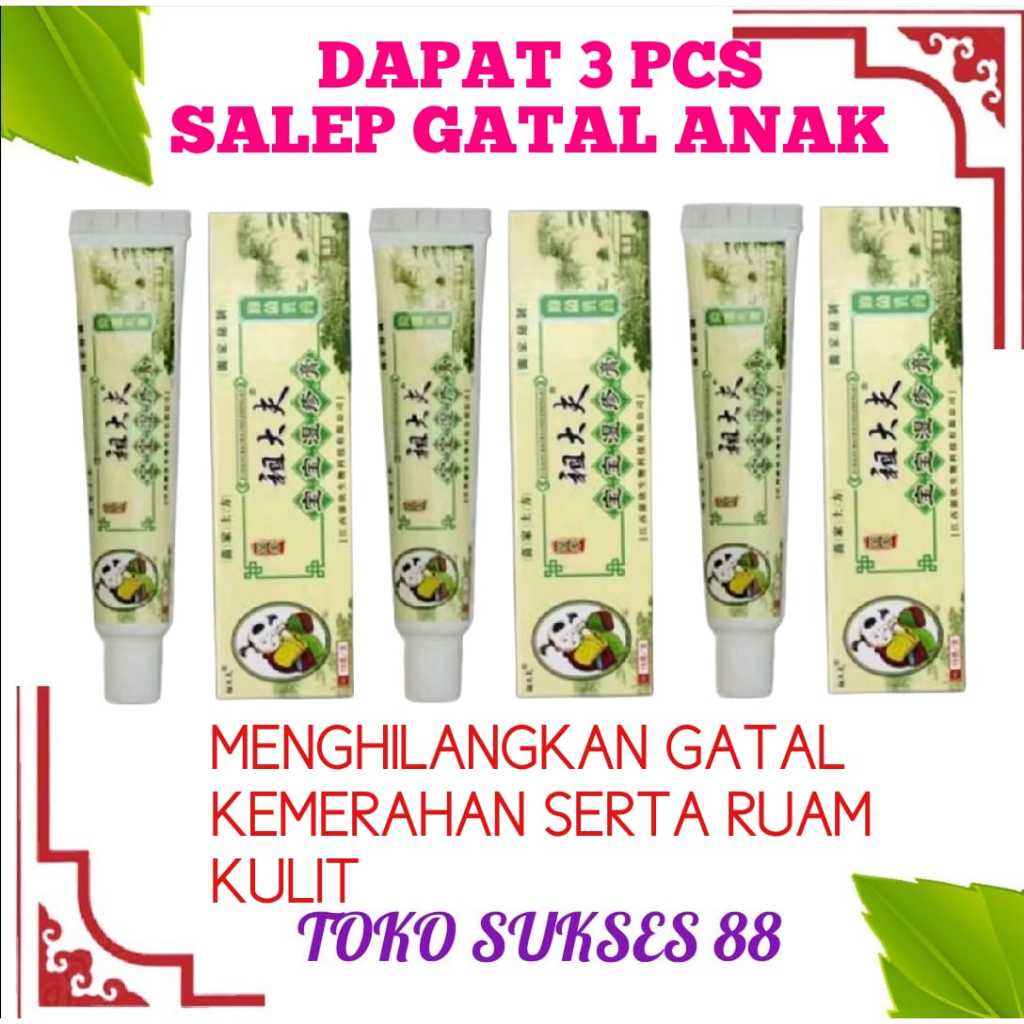 [DAPAT 3 PC]100% ASLI Zudaifu Obat Gatal Jamur Untuk Anak Bayi Balita Alergi ASI Ruam-ruam Kemerahan