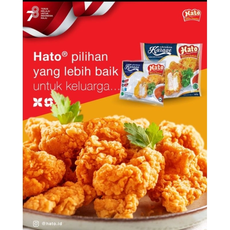 

Chicken Karage Hato 250 Gr