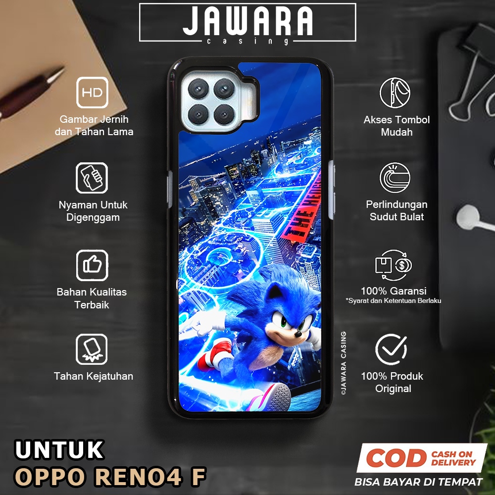 Case Oppo Reno 4F Casing Oppo Reno 4F [SONC] Premium Case Glossy Case Hp Oppo Jawara Casing Hp Oppo 