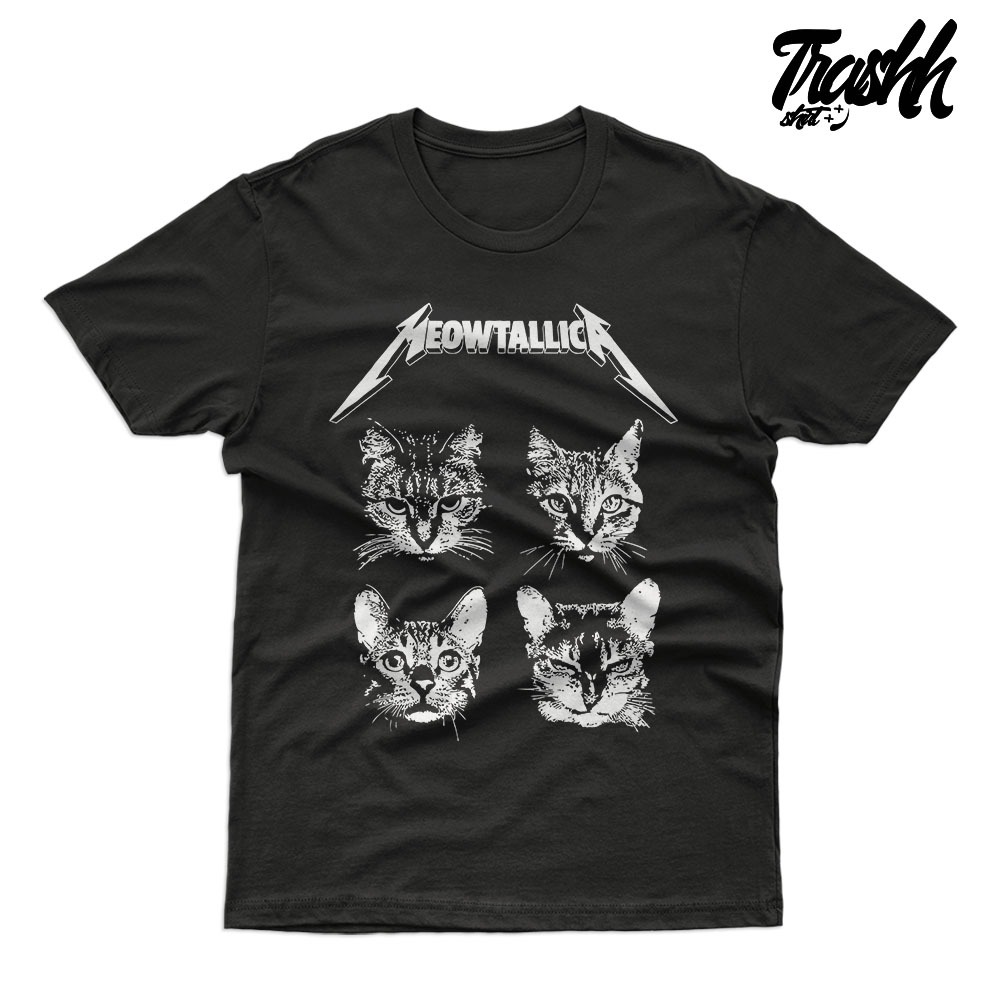 Kaos Meowtallica Parody Band Metallica