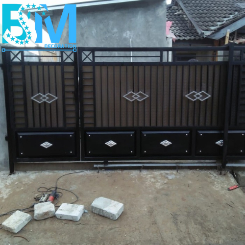 pagar garasi rumah minimalis BSM DECORATION