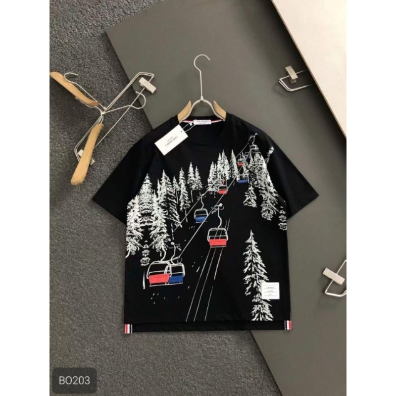 KAOS OBLONG PRIA THOM BROWNE IMPORT MIRROR 9