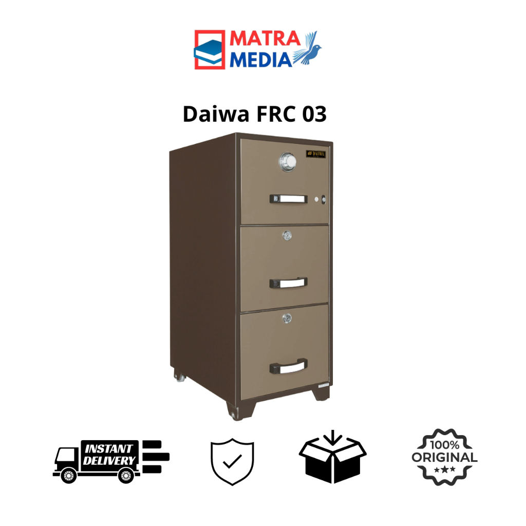 Brankas Daiwa Filling Cabinet 3 laci FRC 3