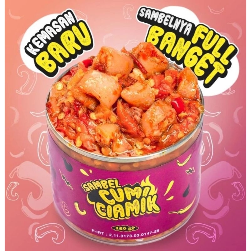 

Eatsambel - Cumi Ciamik 150 gr / Sambal Cumi Extra pedas 100% Halal