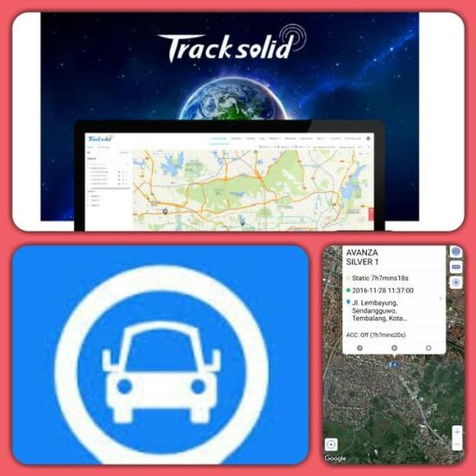 GPS Tracker Mobil Motor Tracksolid Lifetime GT6N pro lacak mobil alarm 24 jam aplikasi android KODE 
