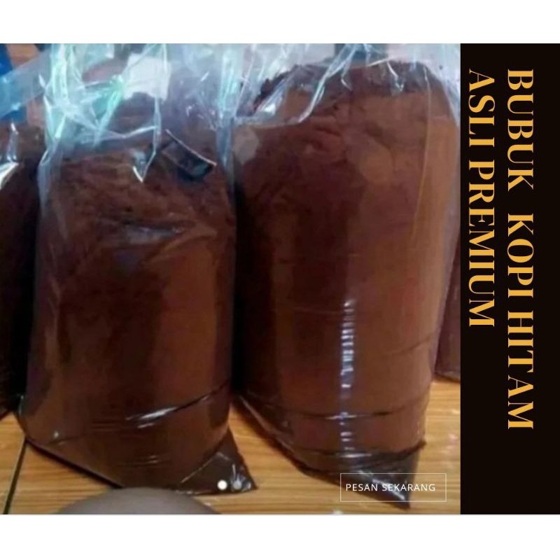 

Kopi Hitam Asli Bubuk Kiloan/Kopi Hitam Tanpa Pengawet