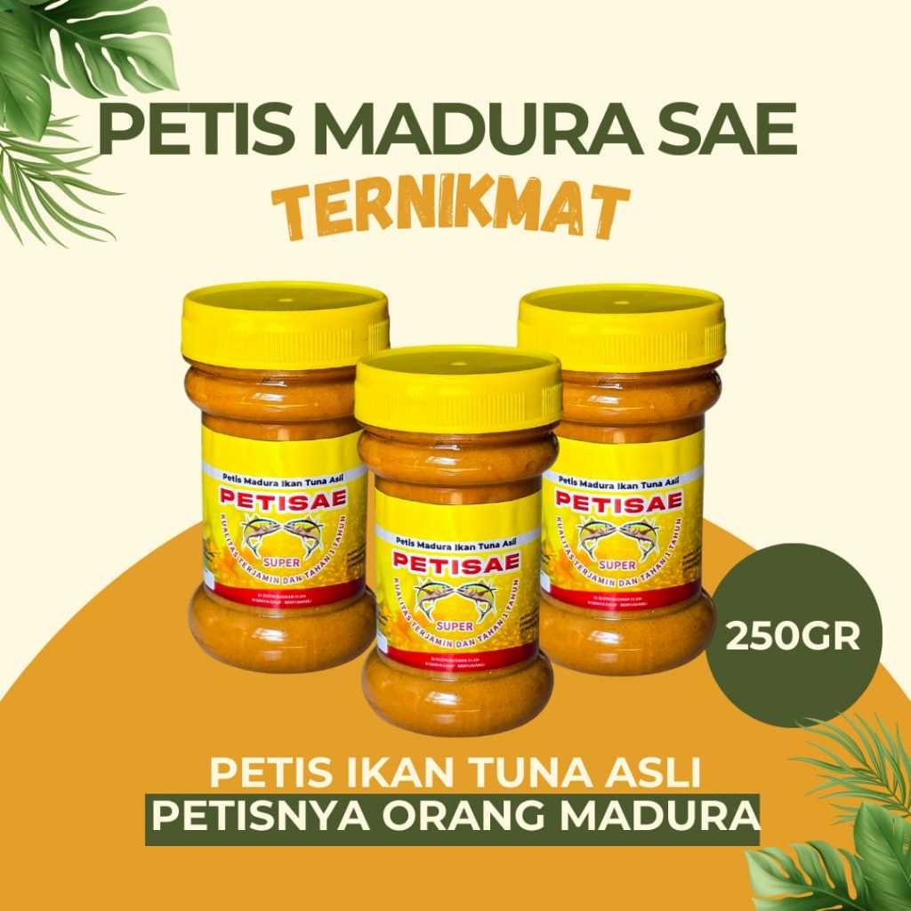 

[PETIS SAE] Petis Madura Asli Petis Ikan Tuna Super 250Gr [KEMASAN PREMIUM]