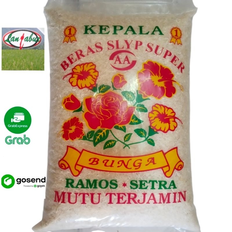 

Beras Slyp Cap kembang/Bunga 5KG Medium