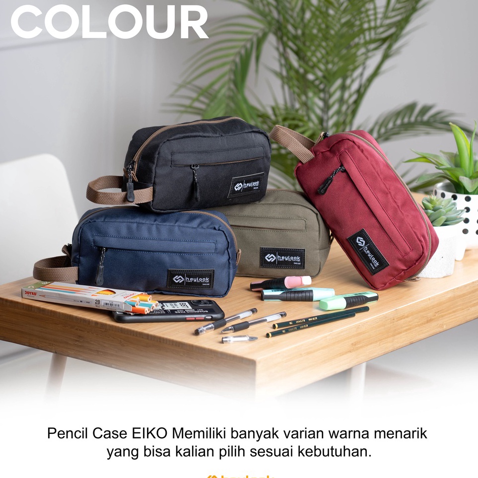 

KODE G1D6 HEYLOOK Official Tempat Pensil EIKO Kotak Pensil Pencil Case Kostak Anak Atk Sekolah Kuliah Kantor Kerja