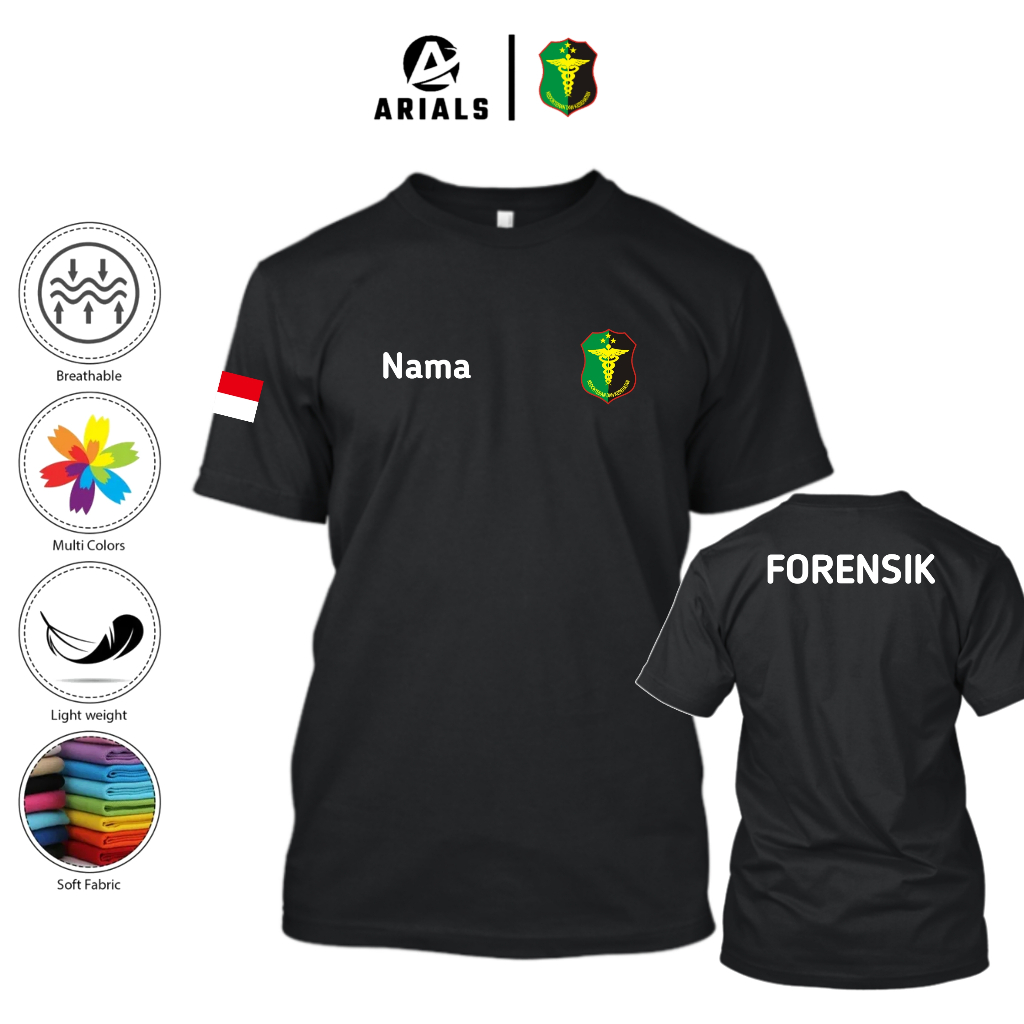 Arials Kaos Baju FORENSIK KEDOKTERAN DAN KESEHATAN