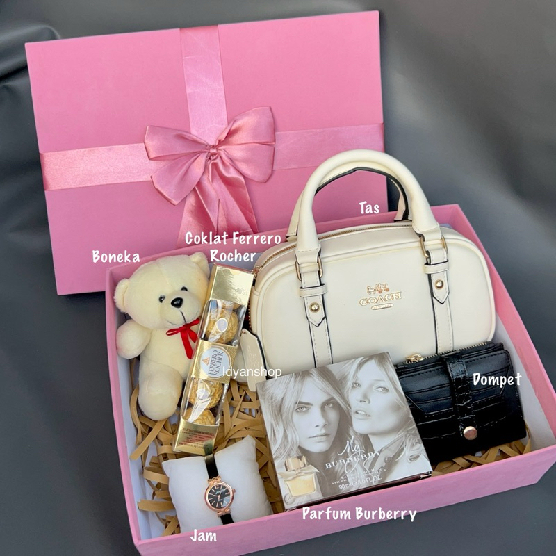 

PINK HAMPERS TAS KADO VALENTINE GIFTBOX KADO