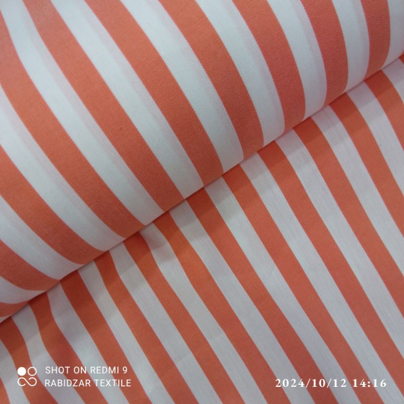 KAIN KATUN YANDET SALUR ORANGE WITH