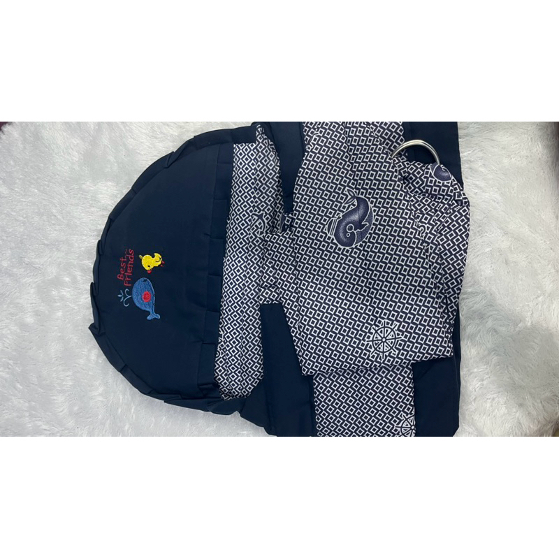 Gendongan Samping | Gendong Bayi Samping | Gendongan Bahan Twill