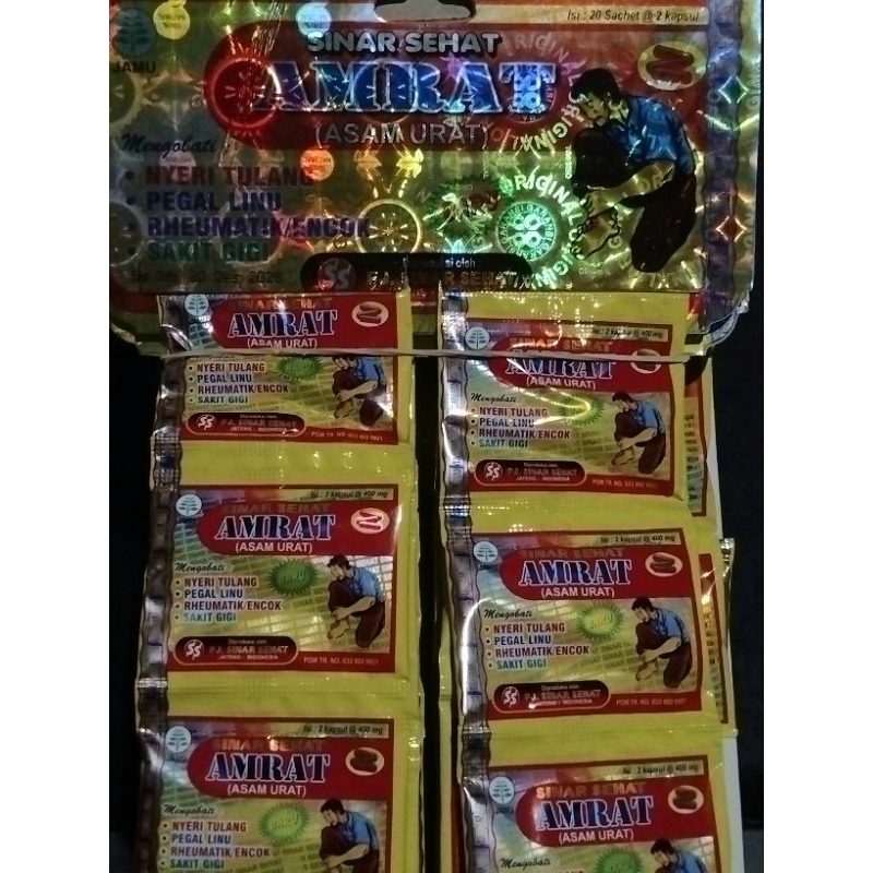 Kapsul AMRAT Kapsul Asam Urat