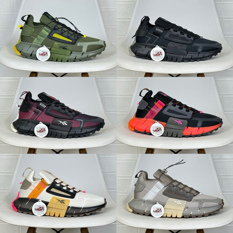 Sepatu Reebok Zig Kinetica Edge Sneakers Pria Original Premium