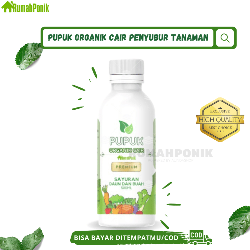 Pupuk Organik Cair (POC) Daun dan Buah 500ml Pupuk Sayuran Daun dan Buah
