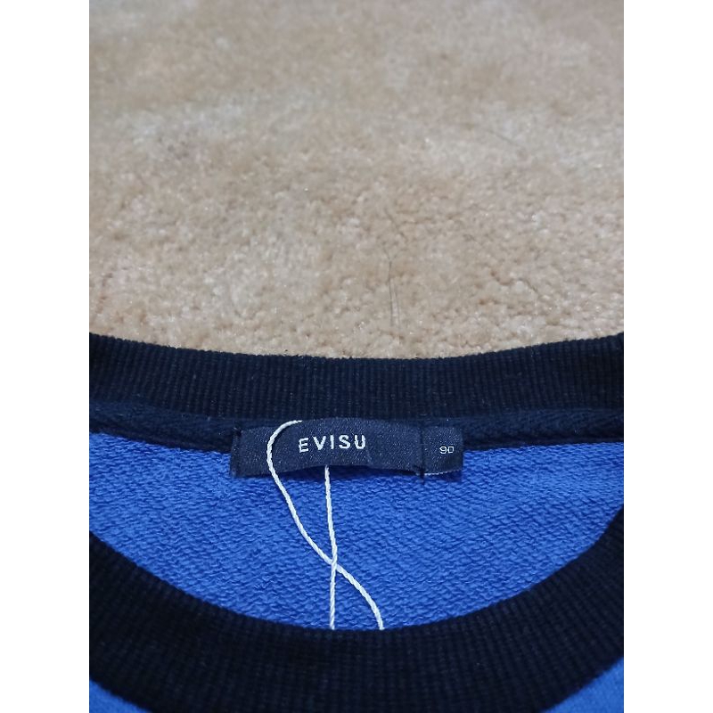crewneck evisu second branded