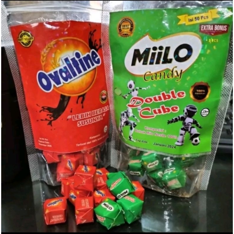 

(TERMURAH )Milo & ovaltine cube isi 50 cube