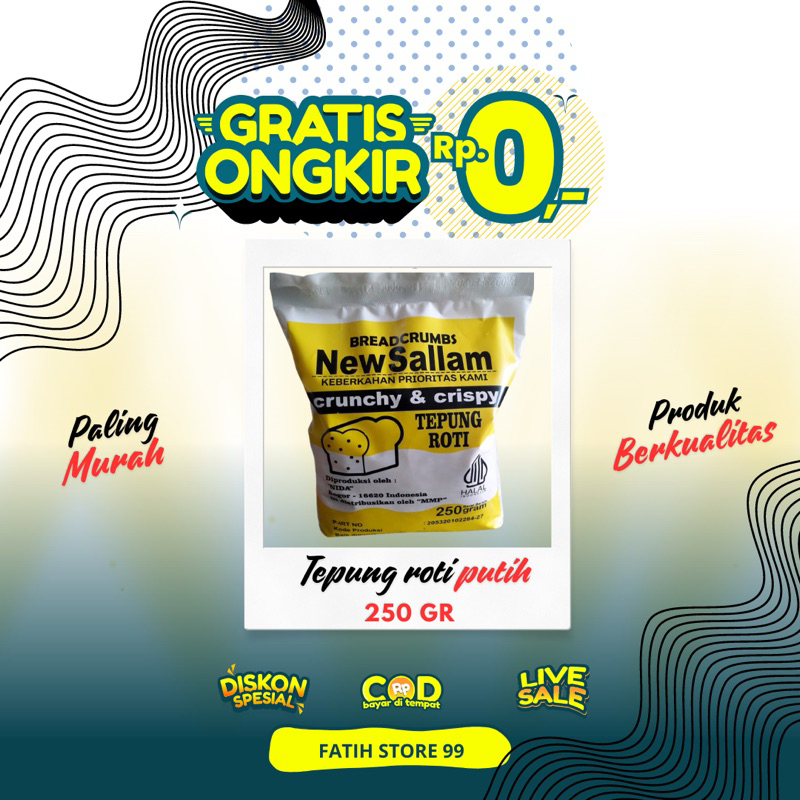 

Tepung Roti Putih 250 Gr per Pcs Murahhhh