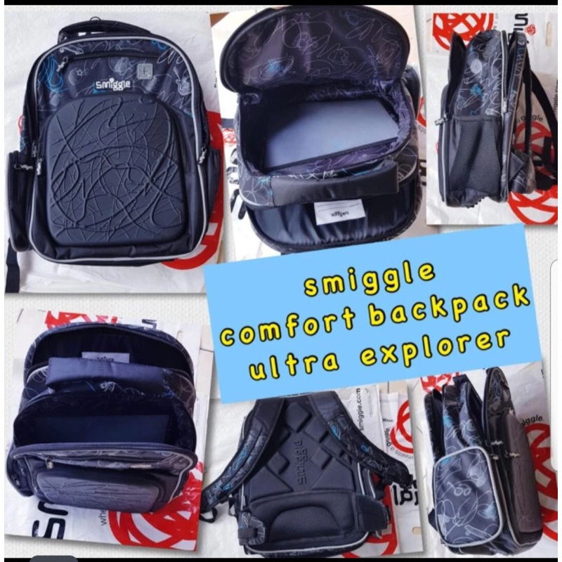 SMIGGLE Comfort Backpack Ultra Explorer Original