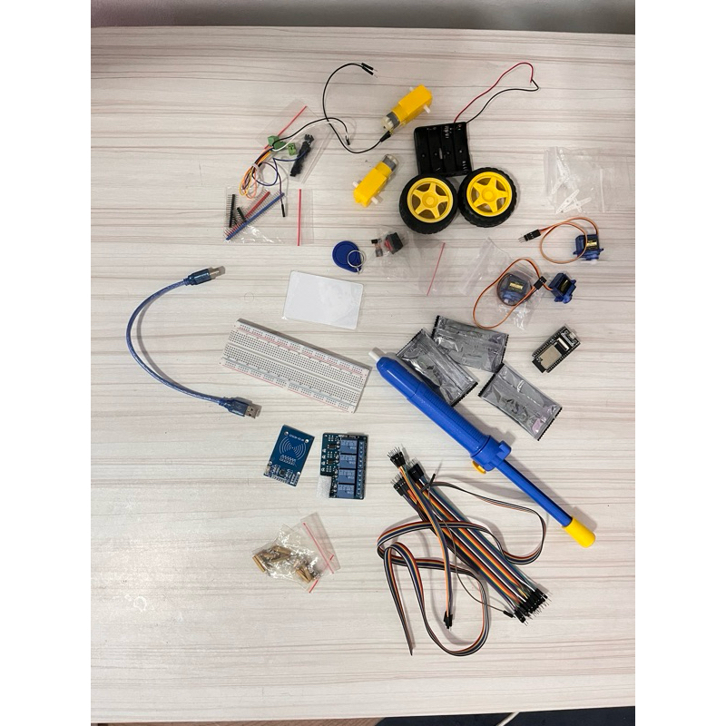 esp 32 motor servo rfid sensor api