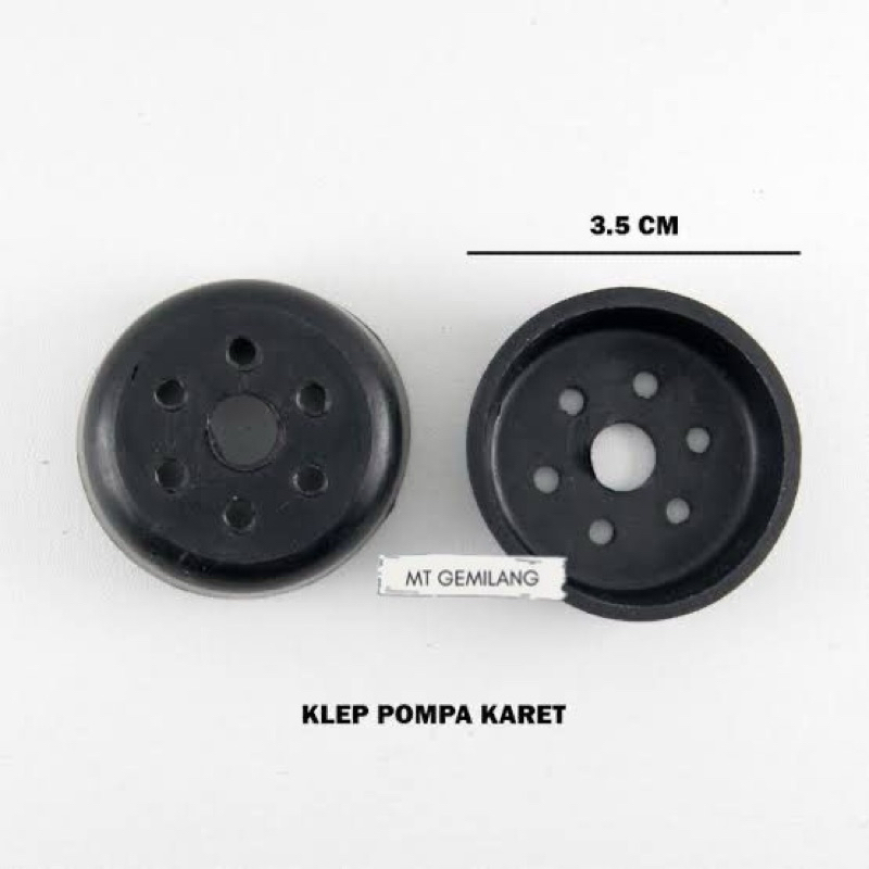 Klep Pompa Angin Sepeda Tabung Meter 3.5cm Karet