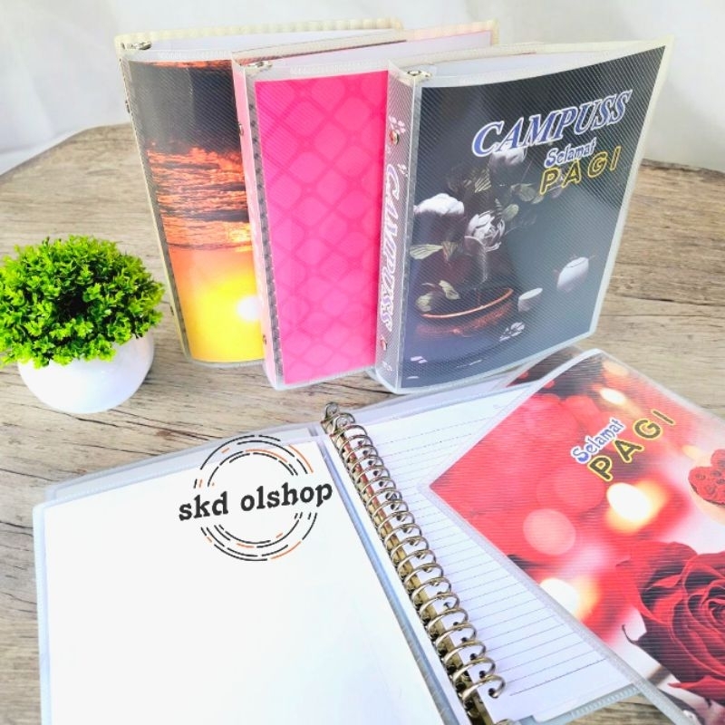

Binder ukuran A5 ring 20 buku binder A5 campus
