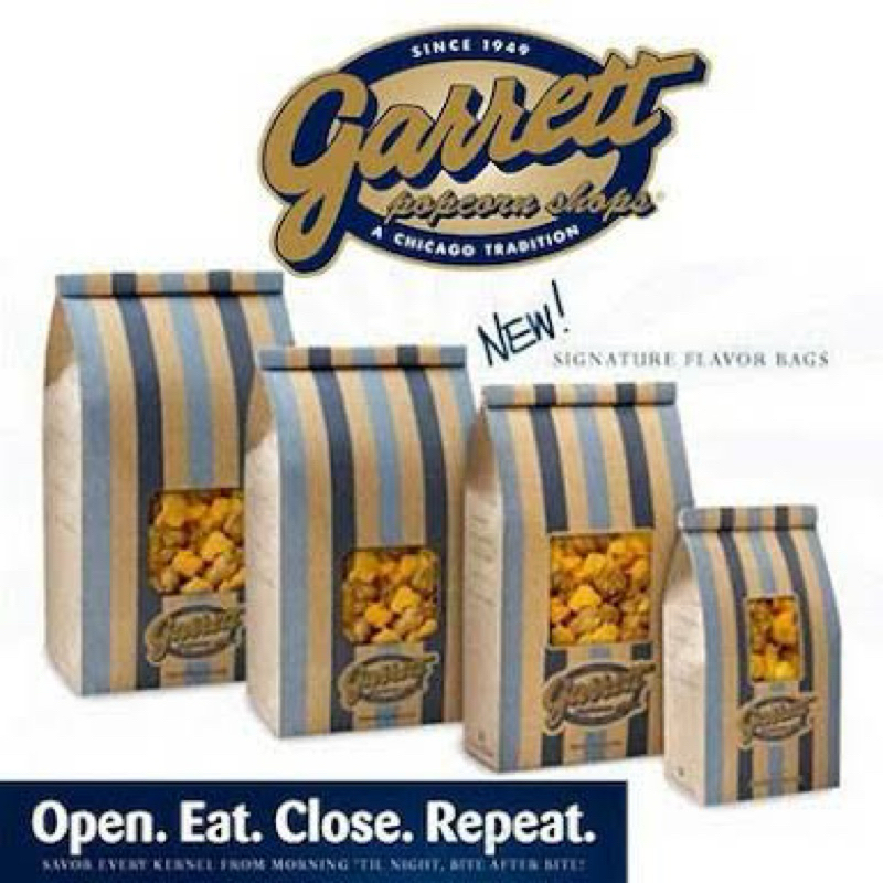 

POPCORN PREMIUM GARRETT CARAMEL & MIX CHICHAGO & CHESE