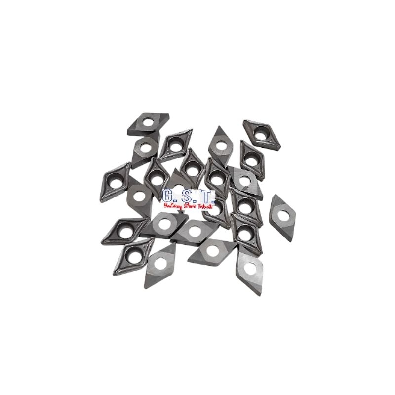 insert carbide DCMT07 mata pisau bubut insert bubut dcmt 0702 bekas